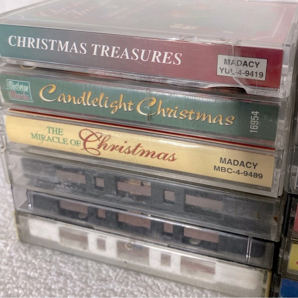 Vintage Holiday Christmas Music Cassette Tapes X12 - Picture 3 of 15